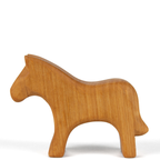 Naturholz Pferd