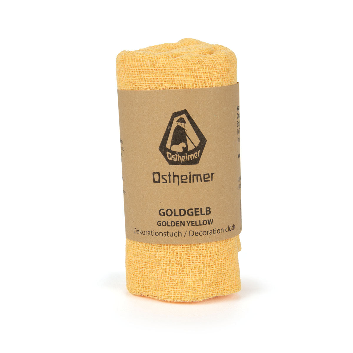 Dekotuch goldgelb