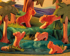 Tiger springend