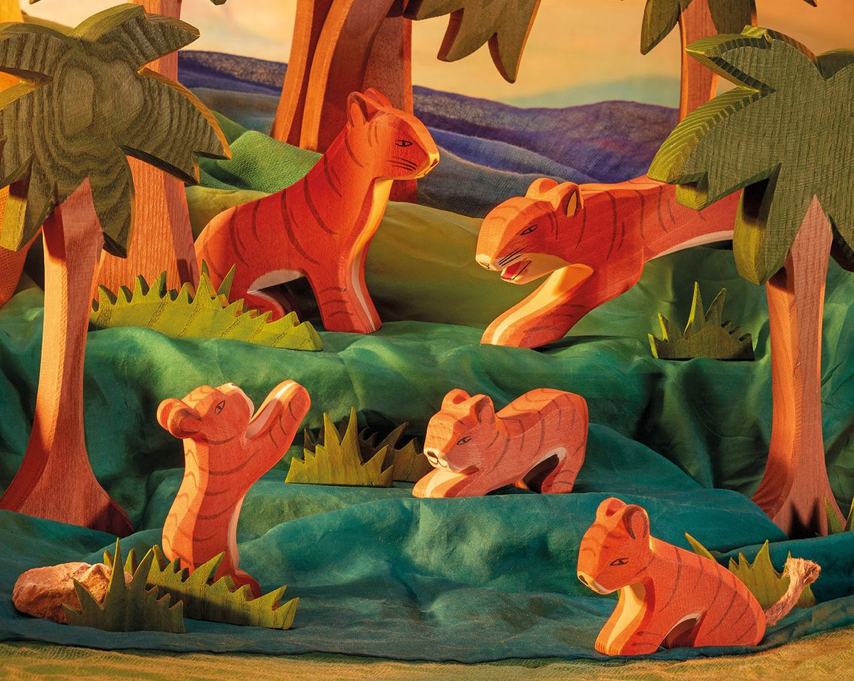 Tiger springend