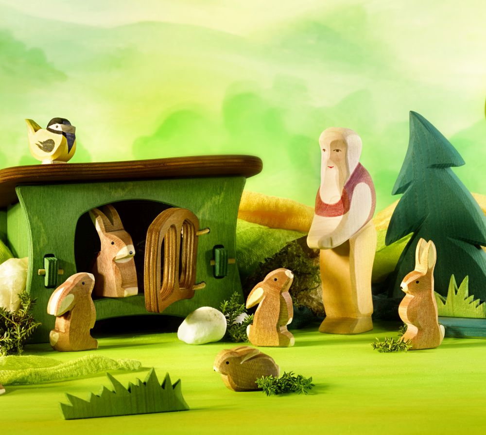 Hase Ohr hoch