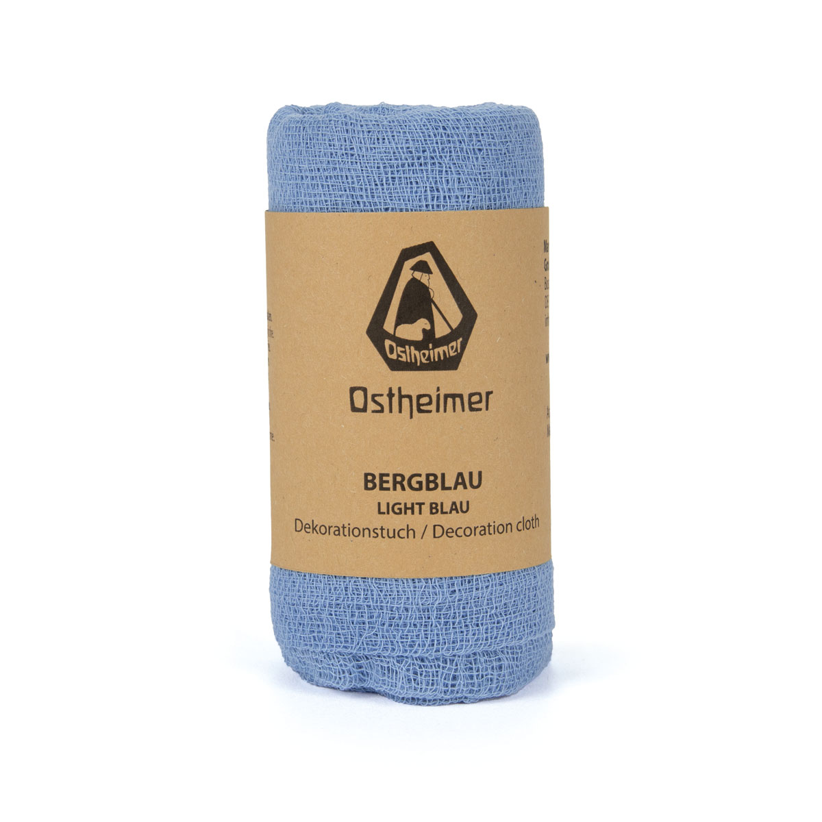 Dekotuch Bergblau