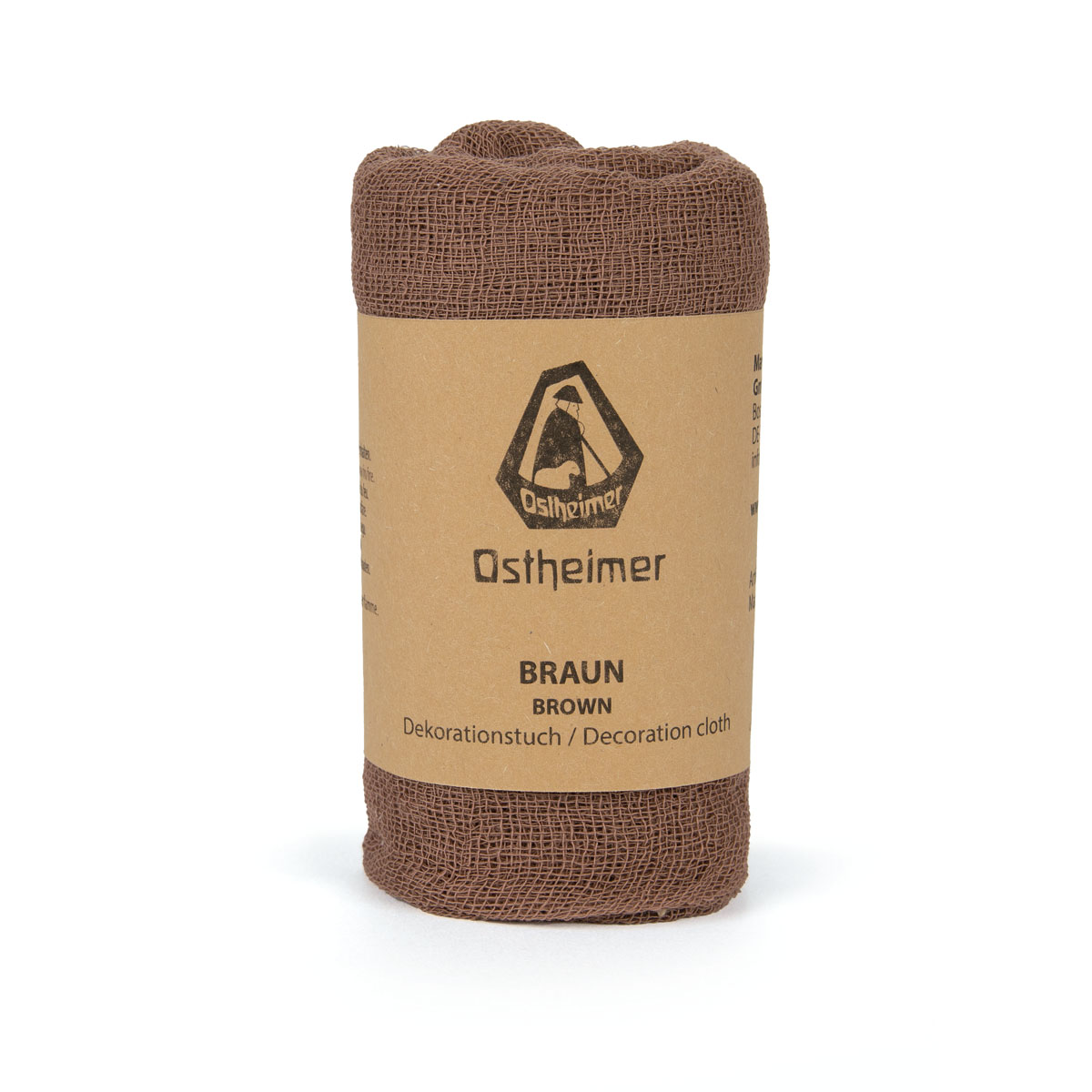 Dekotuch Braun