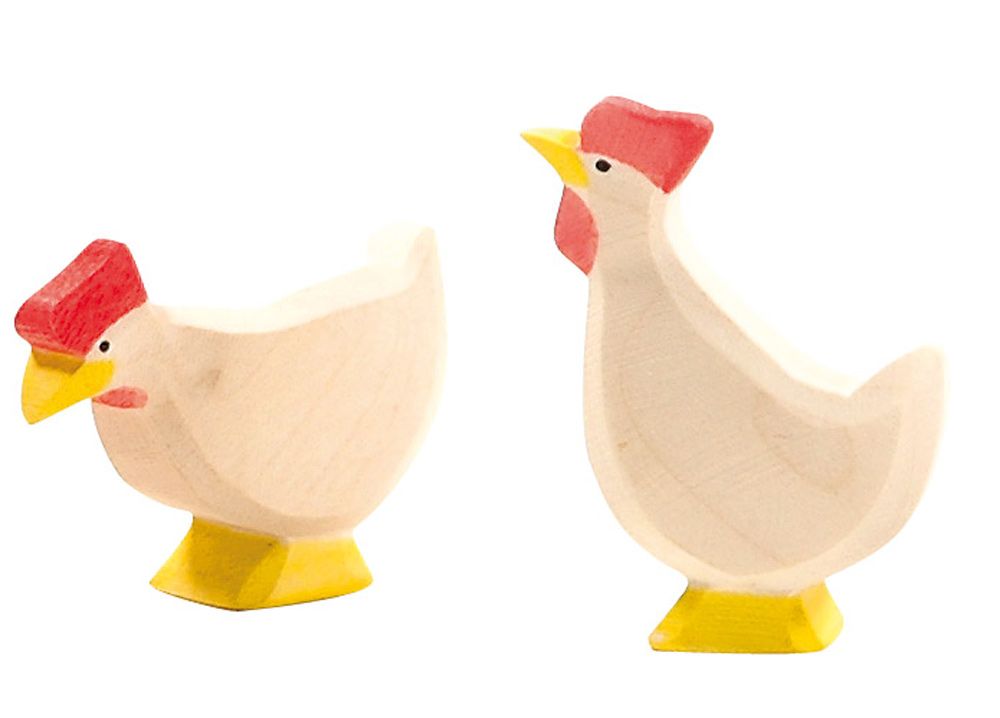 Huhn weiß hoch