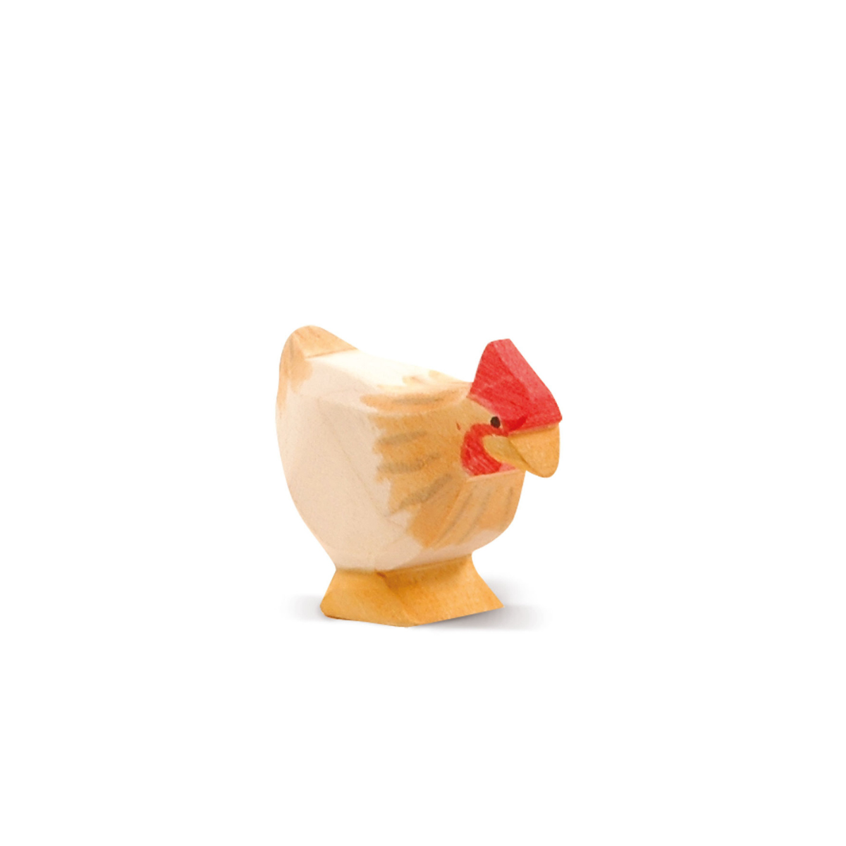 Huhn ocker stehend