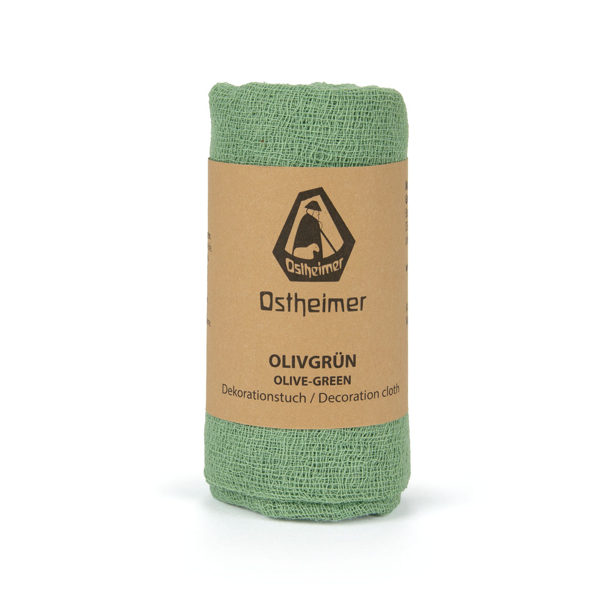 Dekotuch Olivgrün 