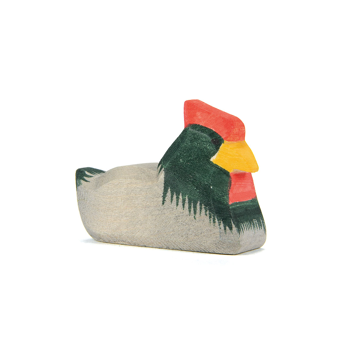 Huhn dunkel liegend